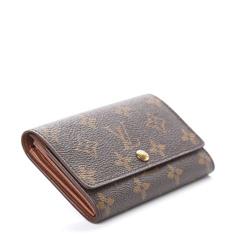 louis vuitton monogram porte monnaie tresor wallet|louis vuitton 24 monogram canvas.